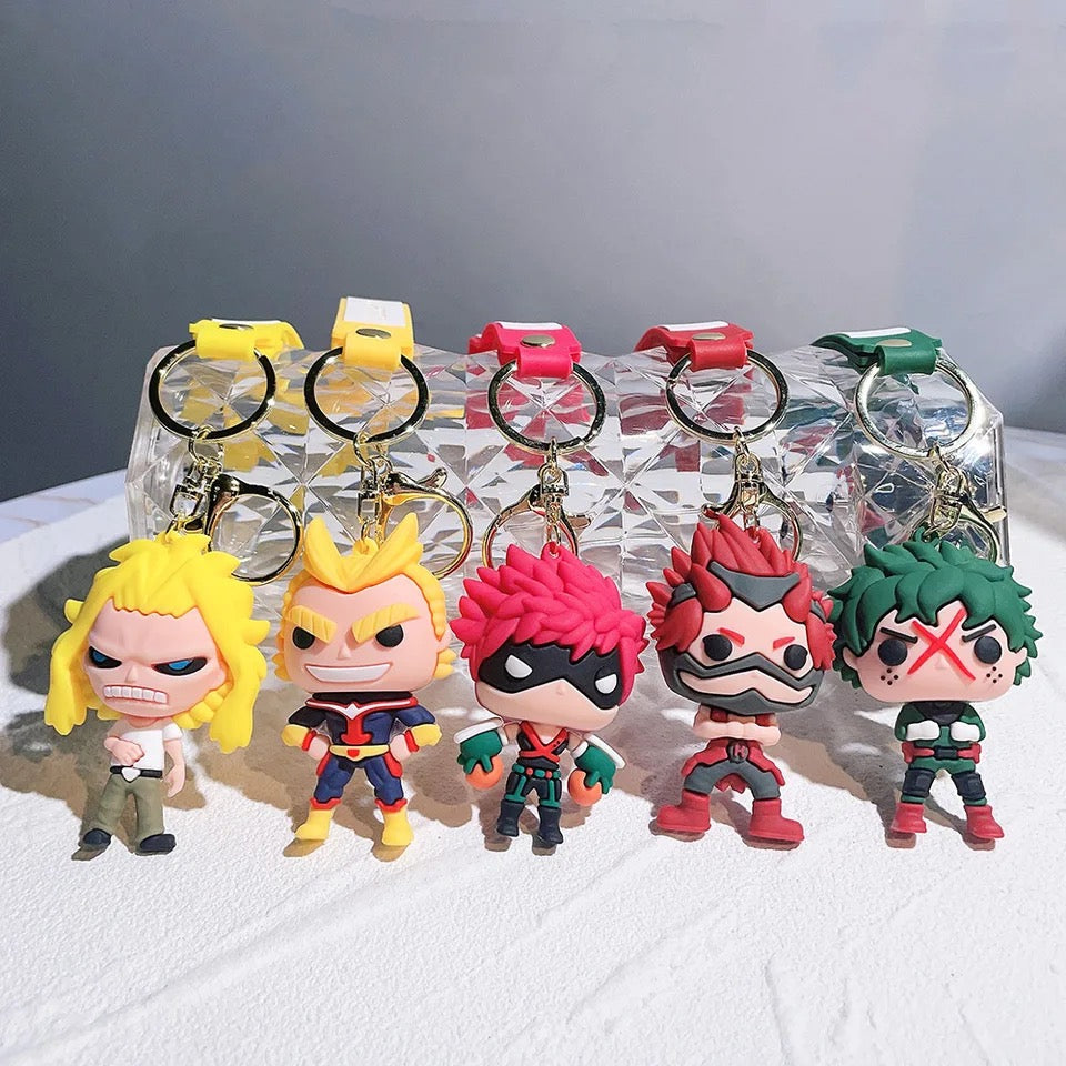 Mha Key Rings 3D My Hero Academia Keychain Collection My Hero Academia 3D Keychain ...