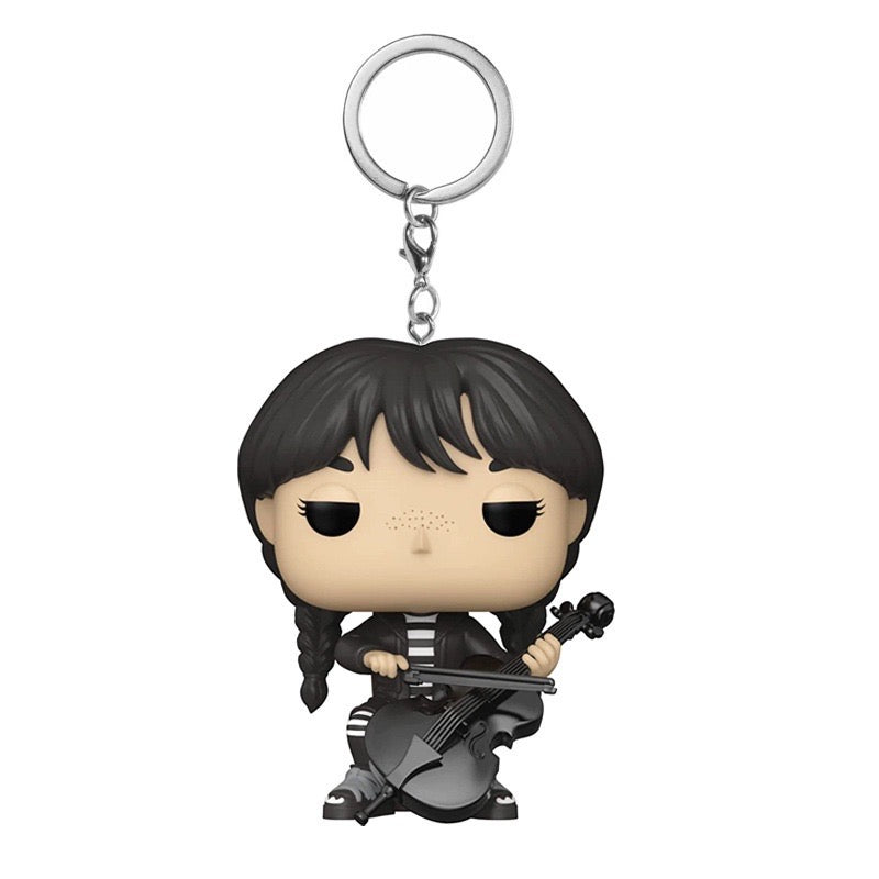 Wednesday Addams' Funko Pop Keyrings Collection　ウェンズデーアダムス　キーリング