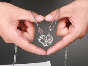 Couple Heart Necklaces