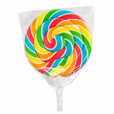 Rainbow Swirl Lollipops　レインボー　ペロペロキャンディ