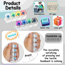 Load image into Gallery viewer, Keyboard Fidget Toy Keyring / キーボード型フィジェットトイキーホルダー
