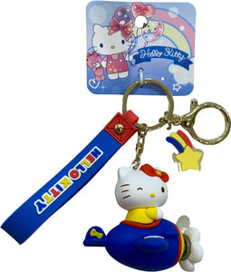 Sanrio Airplane  3D Keyrings