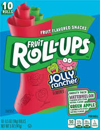 Fruit Roll ups Jolly Ranchers ~ Box of 10