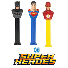 ギャラリービューアに画像を読み込み、PEZ Candy Dispenser Justice League Heroes
