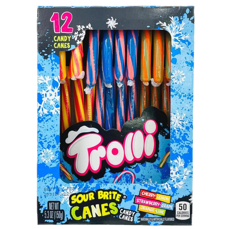 Trolli Sour Brite Candy Canes トローリー　サワーブライト　キャンディケイン
