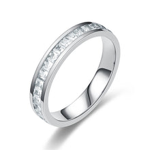 ギャラリービューアに画像を読み込み、High Quality Zircon Stainless Steel Diamond Rings　ジルコン　ステンレススチール　ダイアモンド　リング
