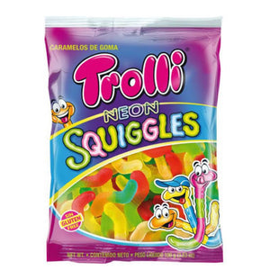 Trolli Neon Squiggles - By Weight　トローリー　ネオンスクイーズ