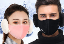 ギャラリービューアに画像を読み込み、Winter Face Mask with Ears Muffs set. Keep your winter warm!
