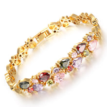 ギャラリービューアに画像を読み込み、Na Lisa AAA zircon crystal, Valentine&#39;s day gift retro bracelet
