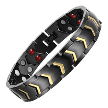 Load image into Gallery viewer, Double row magnet titanium steel bracelet
