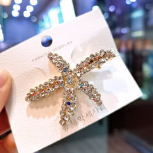 ギャラリービューアに画像を読み込み、Pearl Rhinestone Starfish Hair Clip　ヘアクリップ　パール　ヒトデ
