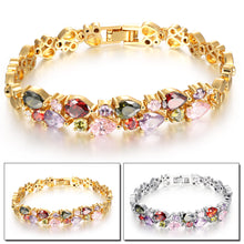 ギャラリービューアに画像を読み込み、Na Lisa AAA zircon crystal, Valentine&#39;s day gift retro bracelet
