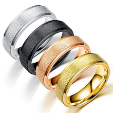 Load image into Gallery viewer, Dull polish stainless steel couple rings.　ダルポリッシュ　ステンレススチール　カップルリング
