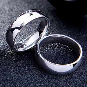 High polished Stainless steel, Unisex plain rings.　男女兼用　ペア　リング　