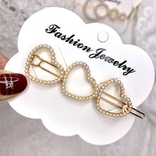 ギャラリービューアに画像を読み込み、New Design Pearl Hair Clips　ニューデザイン　ヘアクリップ
