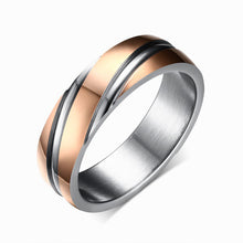 Load image into Gallery viewer, Twill Gold-plated Stainless Steal Men&#39;s Ring　金メッキ　ステンレススチール　あや織りデザイン　男性用
