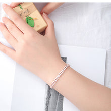 Load image into Gallery viewer, Exquisite and elegant bracelet double row gem bracelet　ダブル　ロウ　ジェム　ブレスレット
