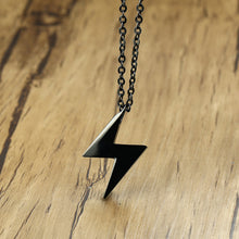 Load image into Gallery viewer, Titanium Steel Lightning Symbol.　チタニウム　スチール　ライトニングシンボル
