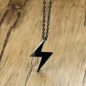 Titanium Steel Lightning Symbol.　チタニウム　スチール　ライトニングシンボル