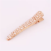 ギャラリービューアに画像を読み込み、Korean Hair-clips Barrette with Pearl　韓国風　ヘアクリップ・バレッタ
