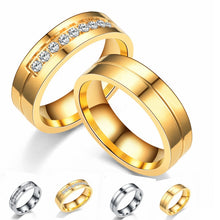 Load image into Gallery viewer, Titanium Engagement Wedding rings　チタニウム　エンゲージ　ウェディング　リング
