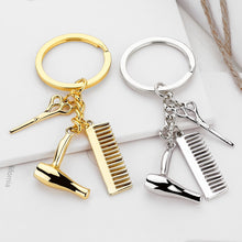 Load image into Gallery viewer, Wash cut blow dry keychain
