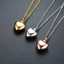 Load image into Gallery viewer, Heart-shaped perfume bottle with detachable pendant jewelry heart pendent
