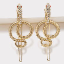 ギャラリービューアに画像を読み込み、Rhinestone Snake Hair Pins　ラインストーン　ヘアピン　スネーク
