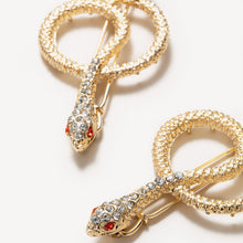 ギャラリービューアに画像を読み込み、Rhinestone Snake Hair Pins　ラインストーン　ヘアピン　スネーク
