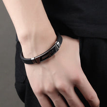 ギャラリービューアに画像を読み込み、Bracelet personality cross silicone bracelet wristband　クロスシリコン　ブレスレット
