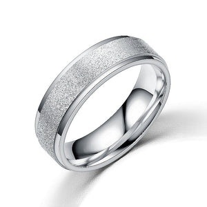 Dull polish stainless steel couple rings.　ダルポリッシュ　ステンレススチール　カップルリング