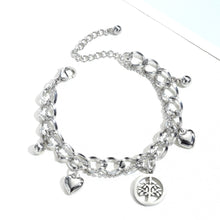 Load image into Gallery viewer, Multi-layer love bracelets , hollow tree of life　マルチレイヤー　ラブ　ブレスレット　
