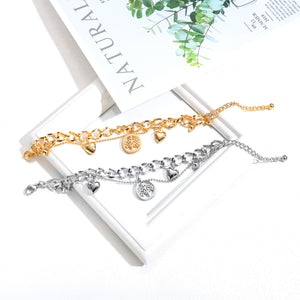 Multi-layer love bracelets , hollow tree of life　マルチレイヤー　ラブ　ブレスレット　