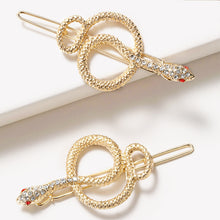 ギャラリービューアに画像を読み込み、Rhinestone Snake Hair Pins　ラインストーン　ヘアピン　スネーク
