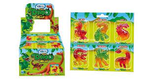 Vidal Dino Jelly - Set of 6　ヴィダル　恐竜グミ　６個入り