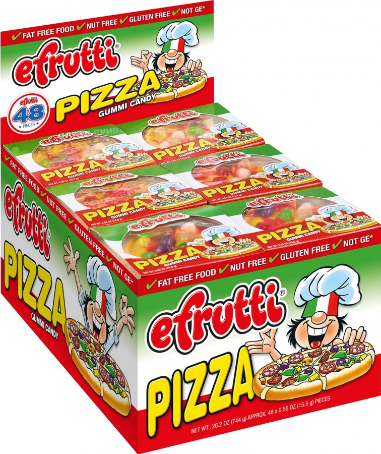 Efrutti Pizza 5 Slices of Chewy-Tasty-Yummy Pizza!　イーフルッティー　ミニピザ　グミ　バラ売り