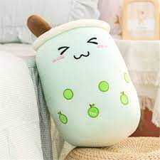 Boba Tea Stuffed Soft Pillow Cushion　タピオカクッション
