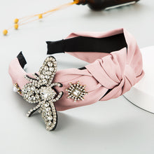 Load image into Gallery viewer, Sparkling Crystal Butterfly Head Band　ヘアバンド　スパークリングクリスタル　
