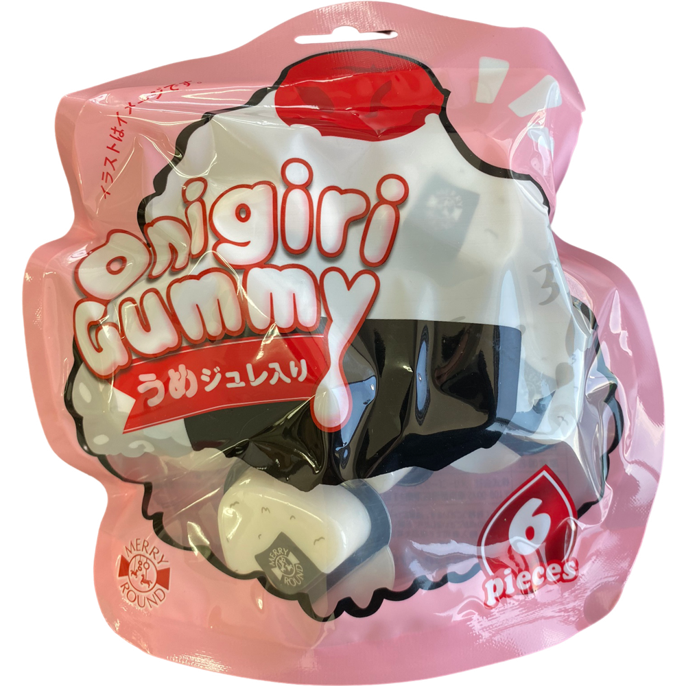 Ume Onigiri gummy, pack of 6 うめおにぎり グミ ６個入り – Harajuku Candy