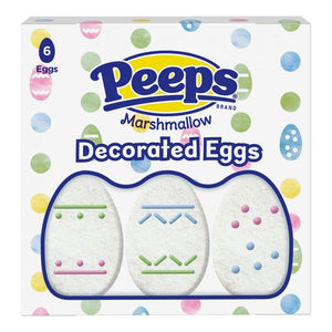 PEEPS, Decorated Eggs. Pack of 6, Limited Edition.　ピープス　たまごマシュマロ　限定版