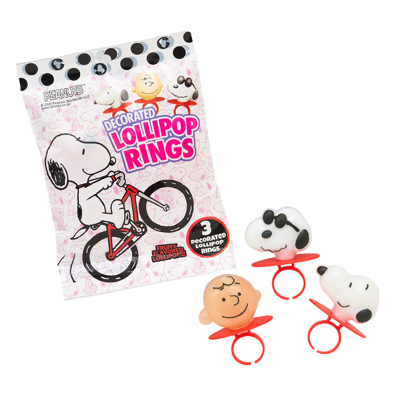 Decorated Lollipop Rings - Pack of 3 units　デコレーション　ロリポップ　リング　３個入り