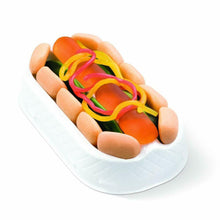 ギャラリービューアに画像を読み込み、Real Hot Dog Size with 20 Gummy Candies - Gummy Snack Food, Amazing!
