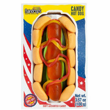 Load image into Gallery viewer, Real Hot Dog Size with 20 Gummy Candies - Gummy Snack Food, Amazing!
