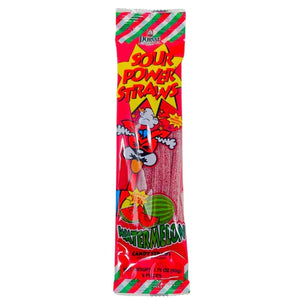 Sour Power Straws - First drink with it, then it eat:) - 9 Units pack　 サワーパワー９本入り